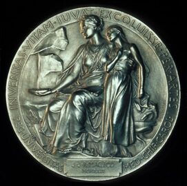 Macleod's Nobel medal (reverse)
